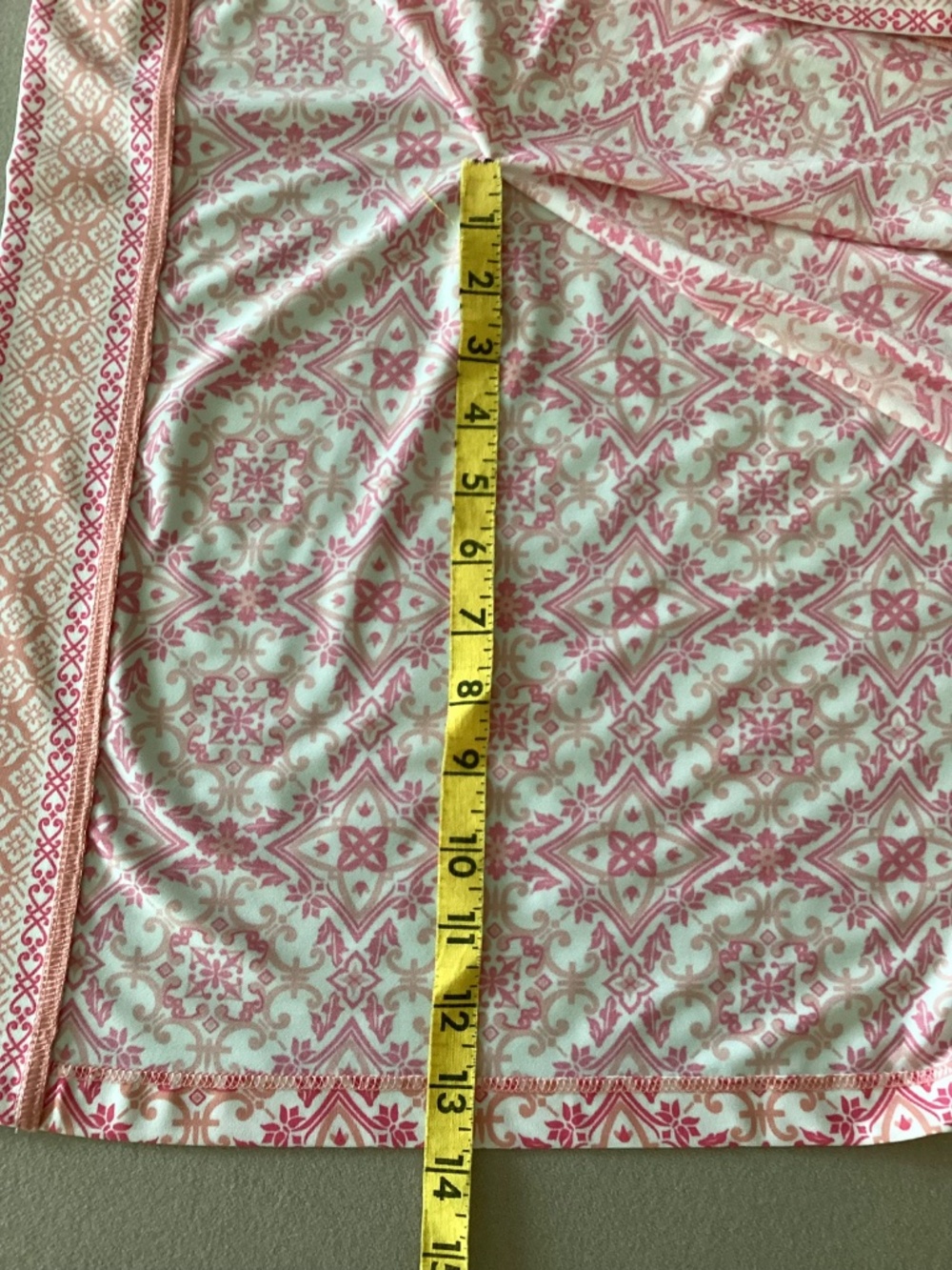 JOAN RIVERS MAXI CORAL & WHITE KAFTAN SIZE SP - Picture 9 of 13